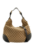 Patti Stud Hobo, &pound;550, Handbags, Beige, Canvas/Leather, Front view